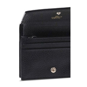 Valentino Garavani Black Calf Leather Bos Taurus Wallet