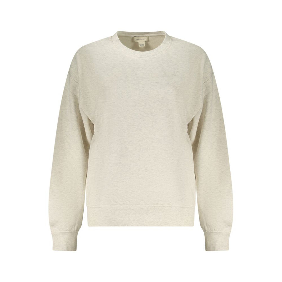 Calvin Klein Gray Cotton Women's Sweatshirt