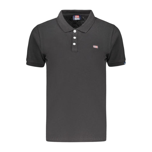 Norway 1963 Black Cotton Women's Polo Shirt