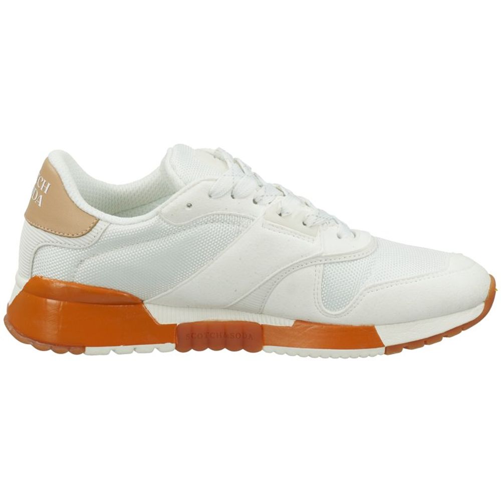 Scotch & Soda White Leather Sneakers