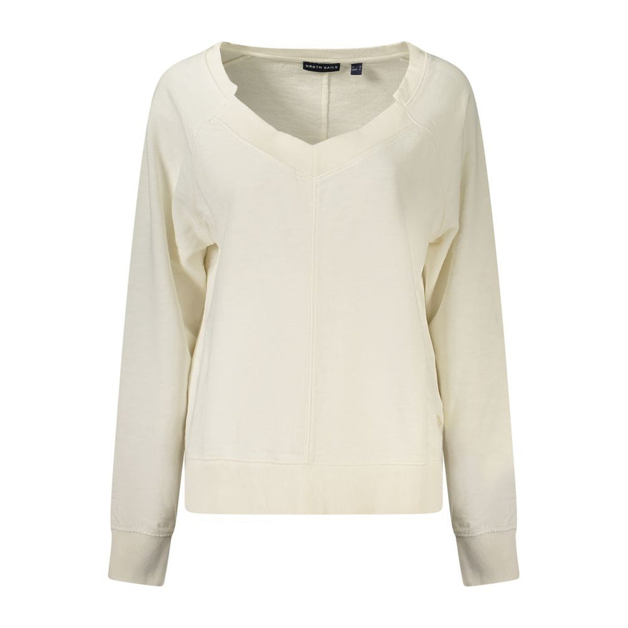 North Sails White Cotton Women's Sweatshirt