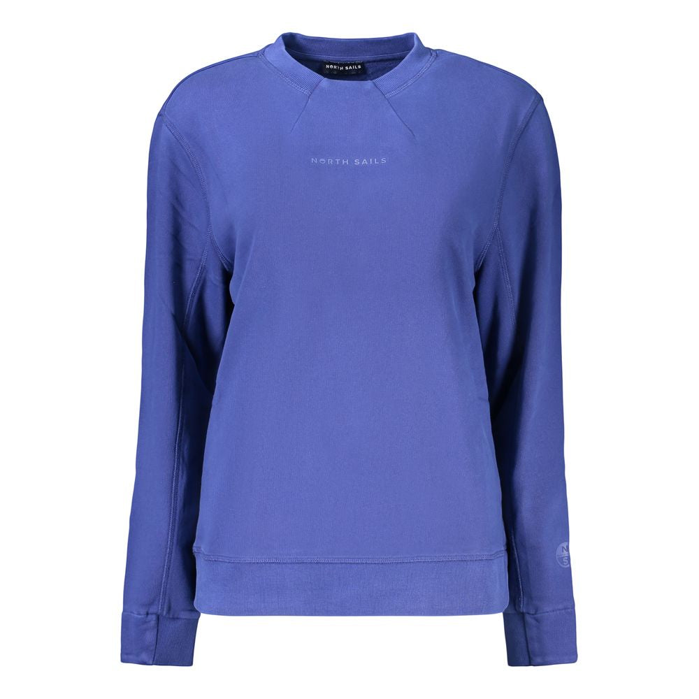 North Sails Blue Cotton Women's Sweatshirt