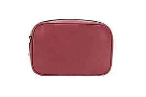 Marc Jacobs Flash Pomegranate Smooth Leather Embossed Camera Crossbody Bag Purse