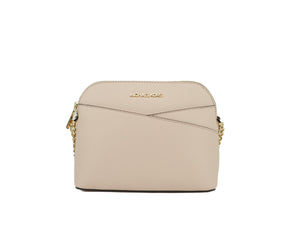 Michael Kors Women'S Jet Set Travel Dome Leather Crossbody Bag