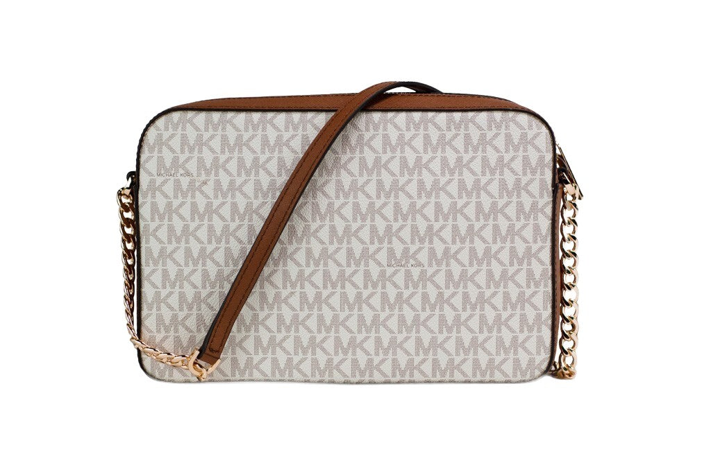 Michael Kors East West Crossbody Bag (Vanilla Signature)