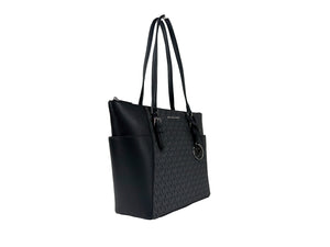 Michael Kors Charlotte Leather Top Zip Tote Bag