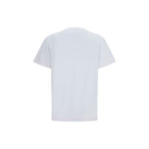 Ganni White Cotton T-Shirt