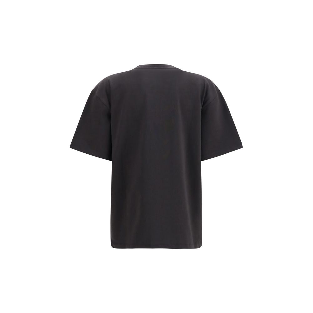 Ganni Black Cotton T-Shirt
