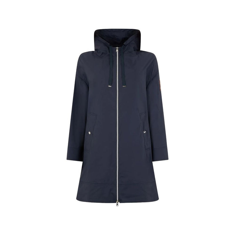 Herno Blue Elastane Coat