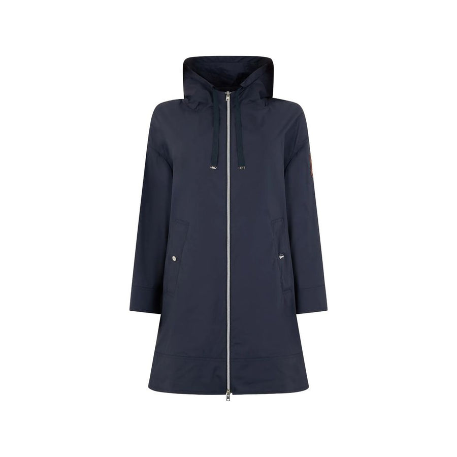 Herno Blue Elastane Coat