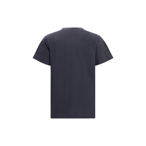 Ganni Black Cotton T-Shirt