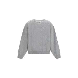 Ganni Gray Cotton Sweatshirt