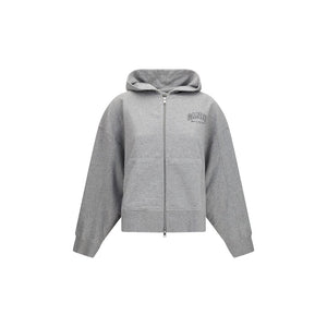 Ganni Gray Cotton Sweatshirt