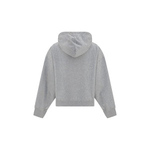 Ganni Gray Cotton Sweatshirt