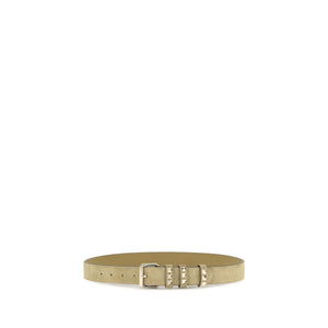 Valentino Garavani Beige Suede Leather Regular Belt