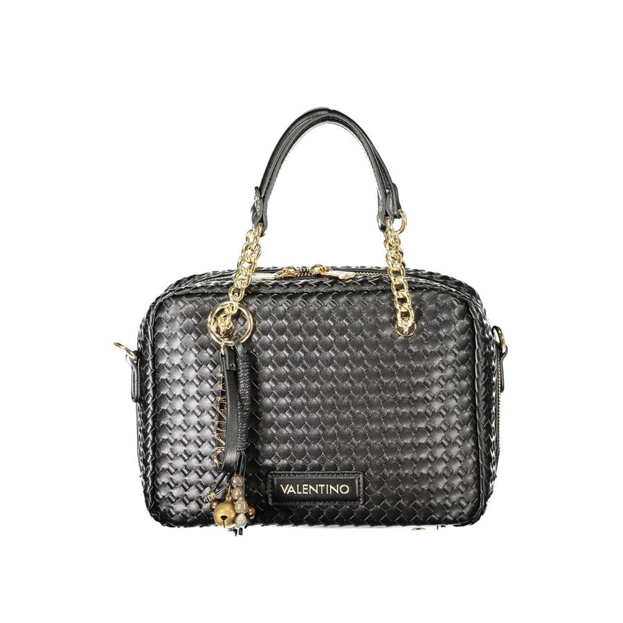 Mario Valentino Black Polyurethane Women's Bag