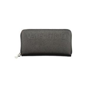 Mario Valentino Black Polyurethane Womens Wallet