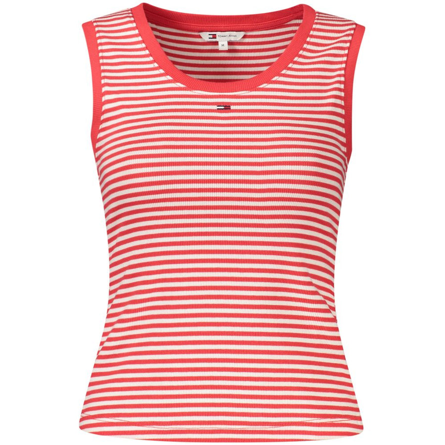Tommy Hilfiger Red Cotton Women's Tank Top