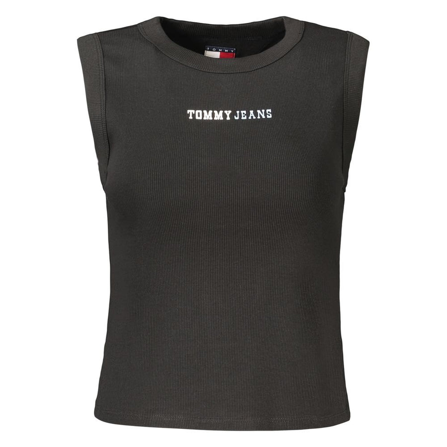 Tommy Hilfiger Black Cotton Women's Tank Top