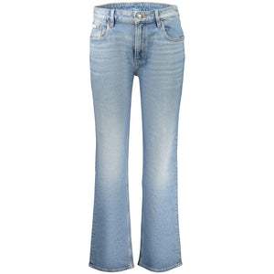 Calvin Klein Azzurro Cotton Women's Jeans