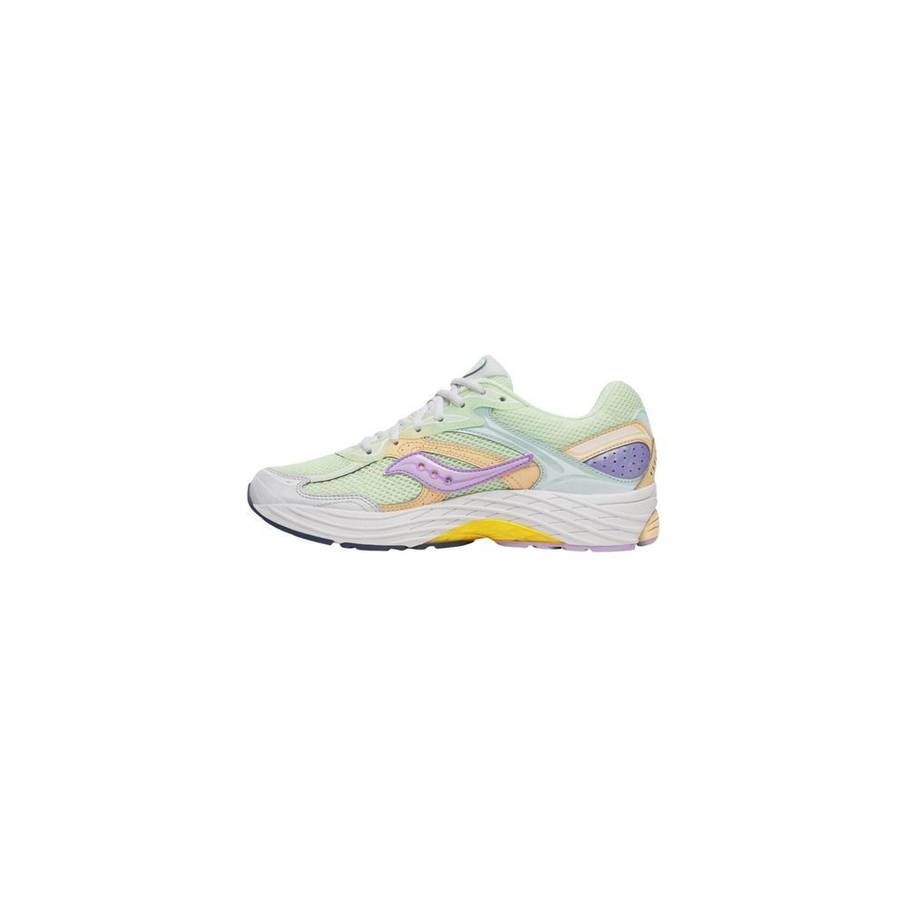 Pastel-colored sneaker on a white background