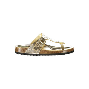 Laura Biagiotti Gold Poliuretano Women's Slide