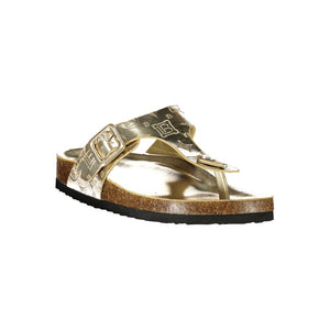 Laura Biagiotti Gold Poliuretano Women's Slide