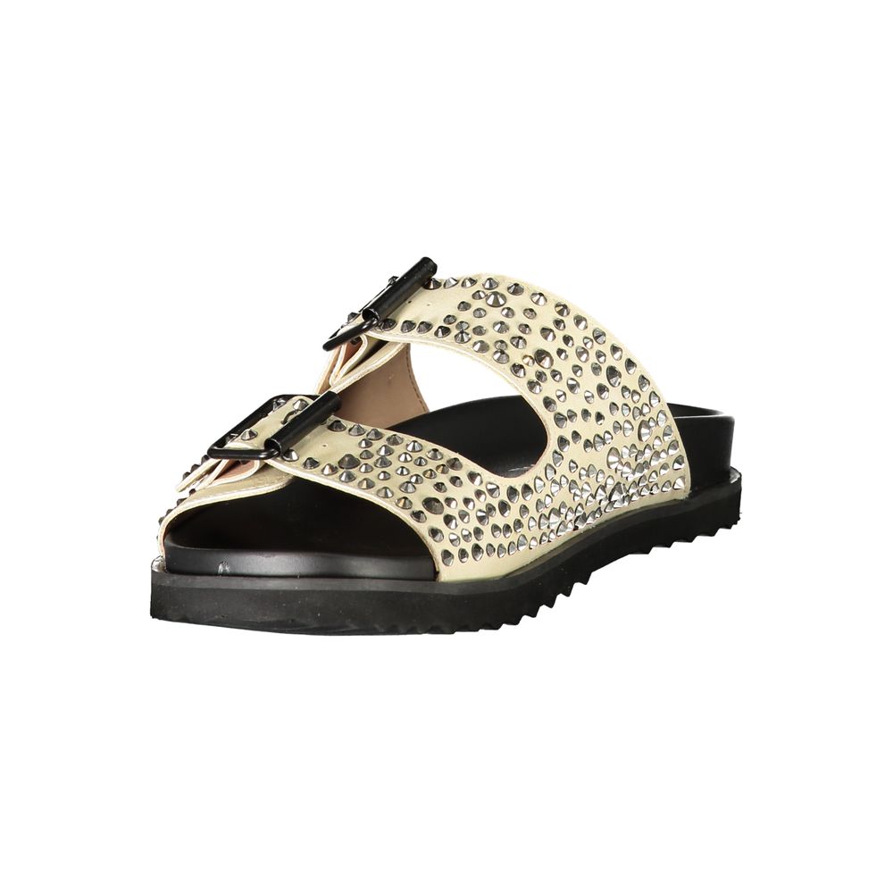 Laura Biagiotti Beige Polyurethane Women's Slipper