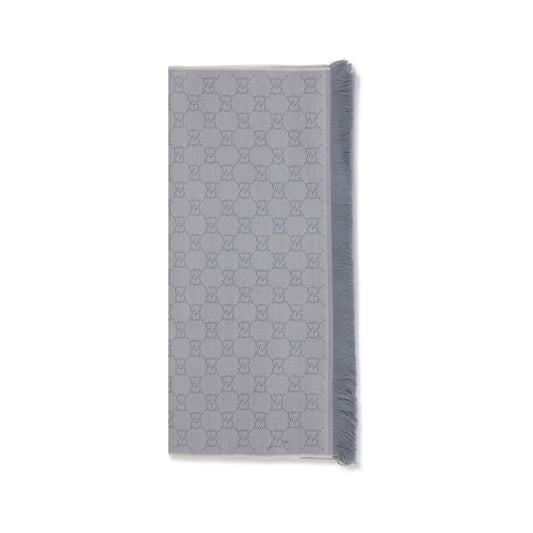 Gucci Gray Wool Oves Aries Scarf