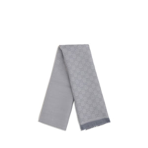Gucci Gray Wool Oves Aries Scarf