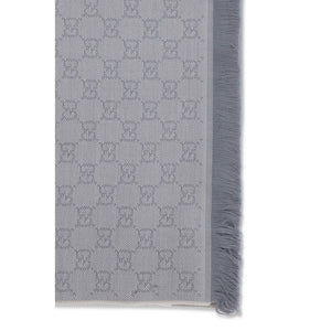 Gucci Gray Wool Oves Aries Scarf