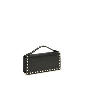 Valentino Garavani Black Calf Leather Bos Taurus Wallet