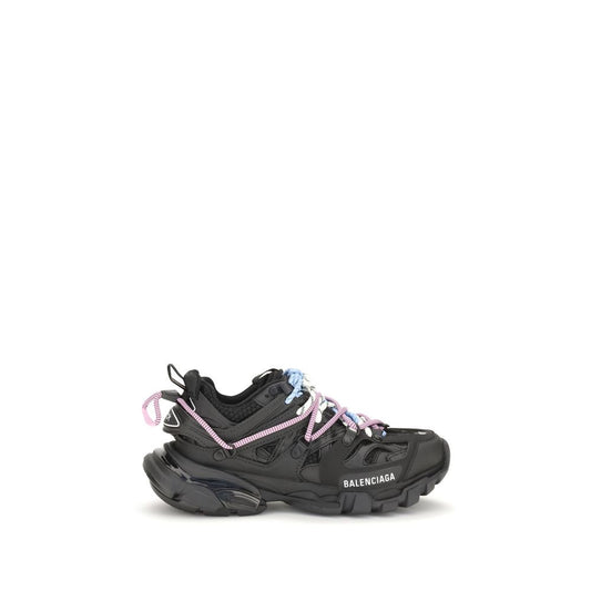 Brown sneaker with white laces on a white background