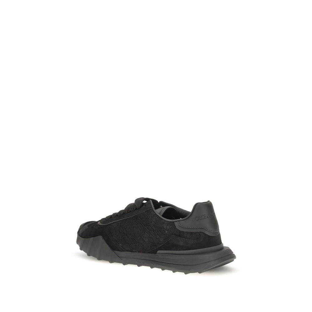 Black sneaker on a white background