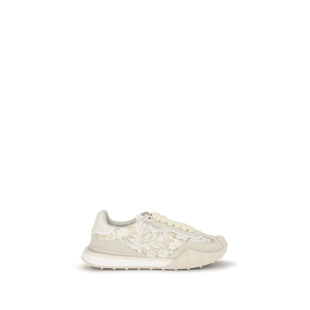 White sneaker on a white background