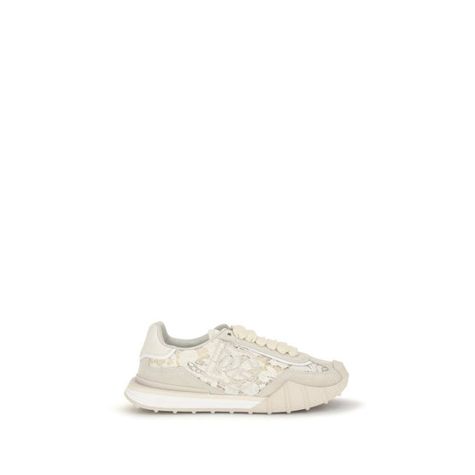 White sneaker on a white background