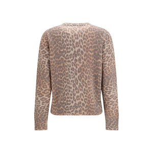 Ganni Beige Wool Oves Aries Sweatshirt