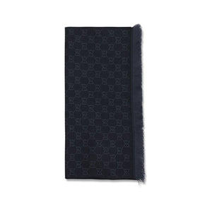 Gucci Black Wool Oves Aries Scarf