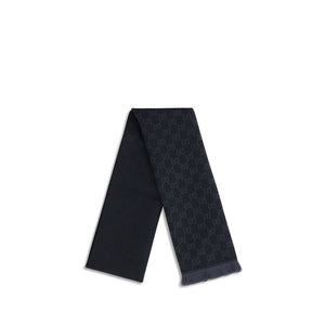 Gucci Black Wool Oves Aries Scarf