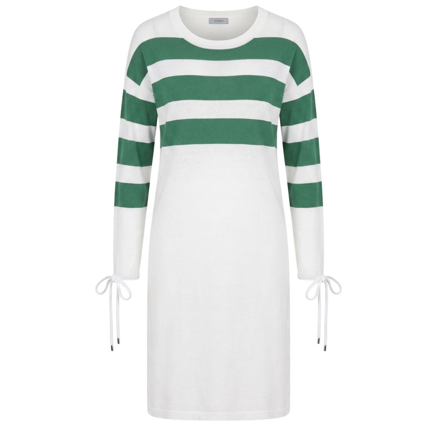 Malo White Cotton Women's Dress