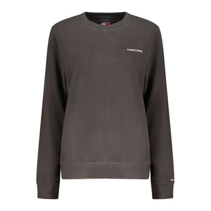 Tommy Hilfiger Black Cotton Women's Sweatshirt
