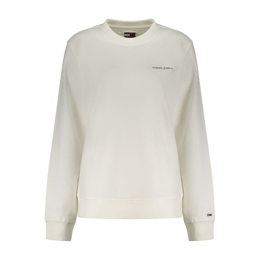 Tommy Hilfiger Bianco Cotton Women's Sweatshirt