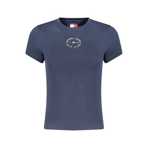 Tommy Hilfiger Blue Cotton Women's T-Shirt
