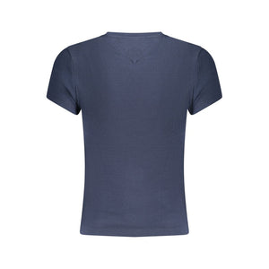 Tommy Hilfiger Blue Cotton Women's T-Shirt