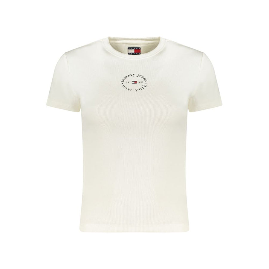 Tommy Hilfiger Bianco Cotton Women T-Shirt
