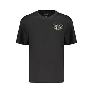 Calvin Klein Black Cotton Women's T-Shirt