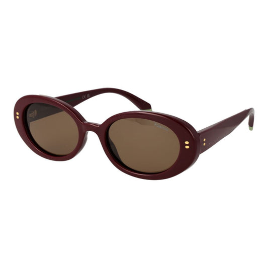 Polaroid Burgundy Polycarbonate Sunglasses