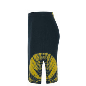 Malo Yellow Cotton Women Skirt