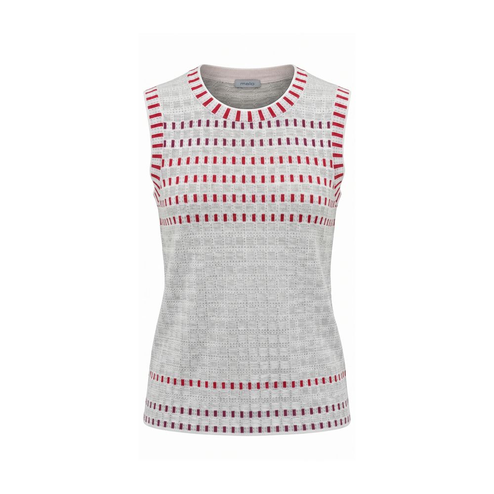Malo Grey Silk Women Sweater