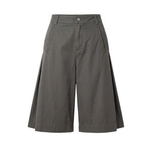 Mr&Mrs Italy Grey Cotton Women Shorts